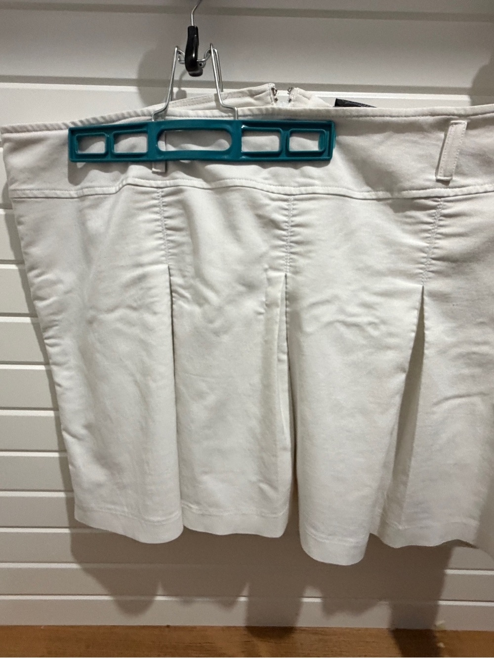 White Pleated Skirt